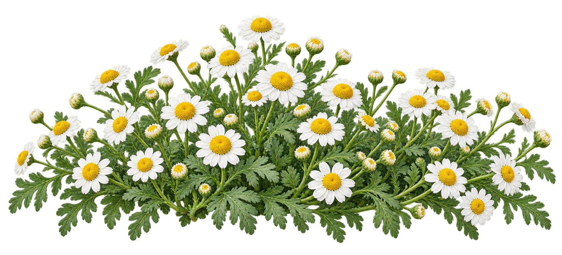 Feverfew botanical illustration